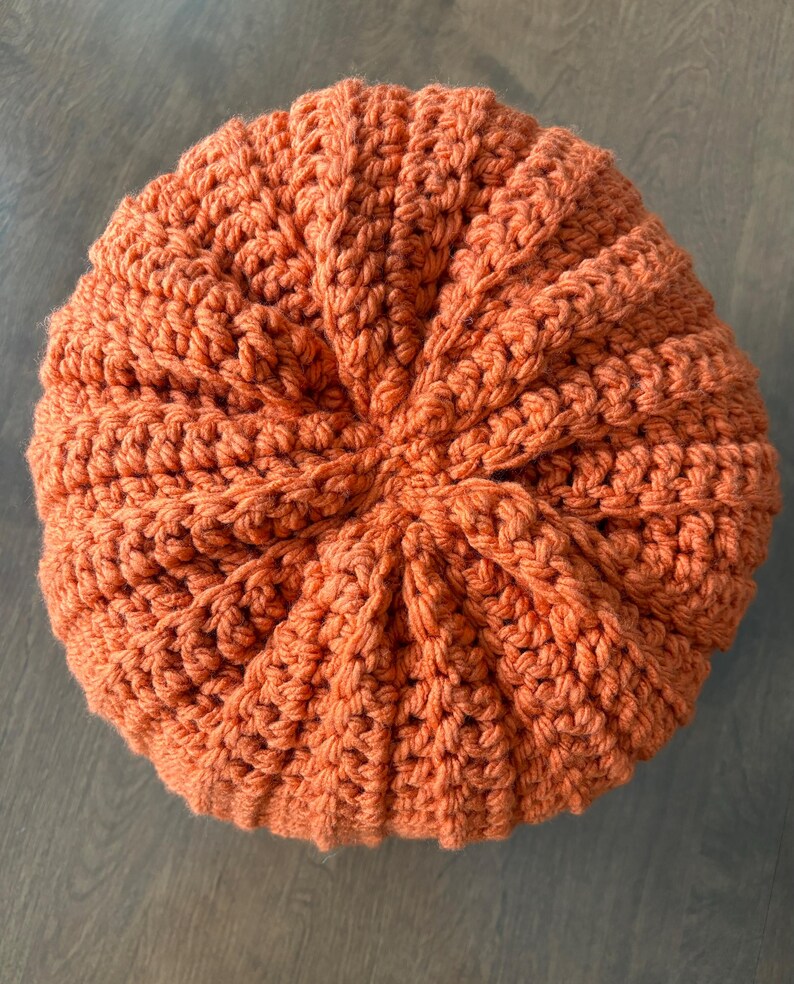 Jumbo Crocheted Pumpkin/pumpkin Pillow/halloween/thanksgiving. Seasonal