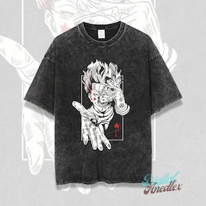 Anime Shirt, Vintage Anime Shirt, Retro Anime Shirt, Graphic Anime Unisex Shirt, Gift for him, Gift for her, Oversize Anime Washed T-shirt