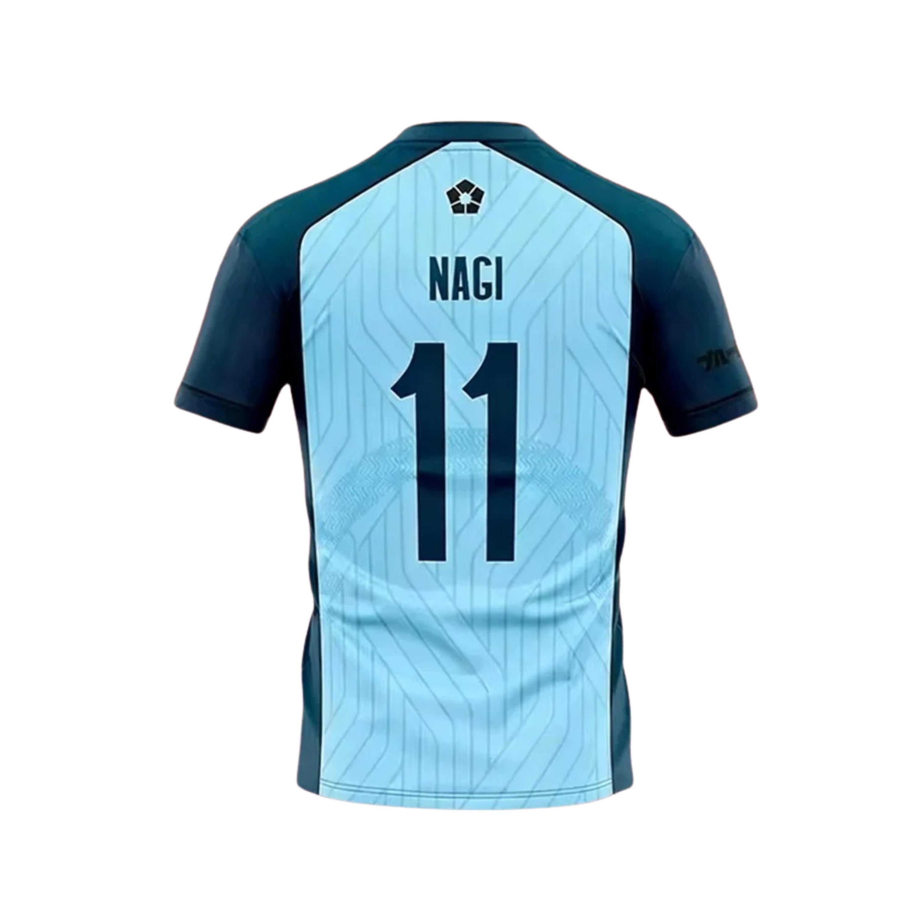 Manshine City Soccer Jersey, Blue Lock Nagi Football T-shirt, Blue