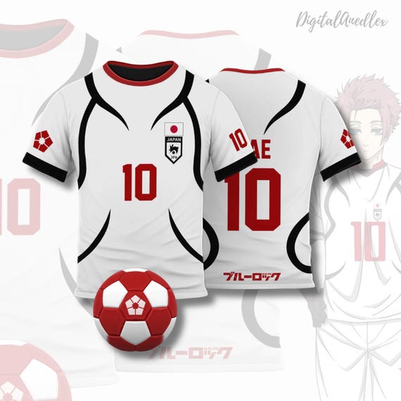 Blue Lock Japan U20 Football Jersey, Anime Unisex Football Jersey