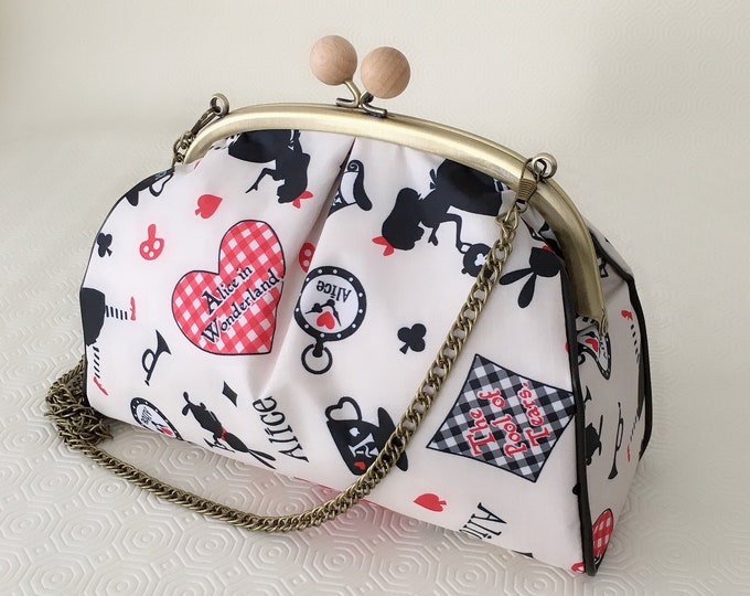 Metal Frame Bag Pattern Kiss Lock Bag PDF Sewing Pattern Vintage Frame