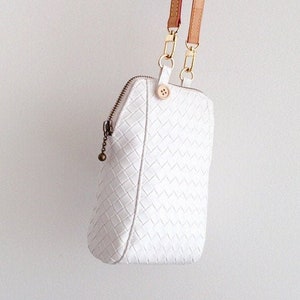 Padrão de carteira com porta-cartões retrátil | Padrão de costura PDF para bolsa fina | Padrão de bolsa pequena crossbody com compartimentos para cartões | Padrão de bolsa para telefone