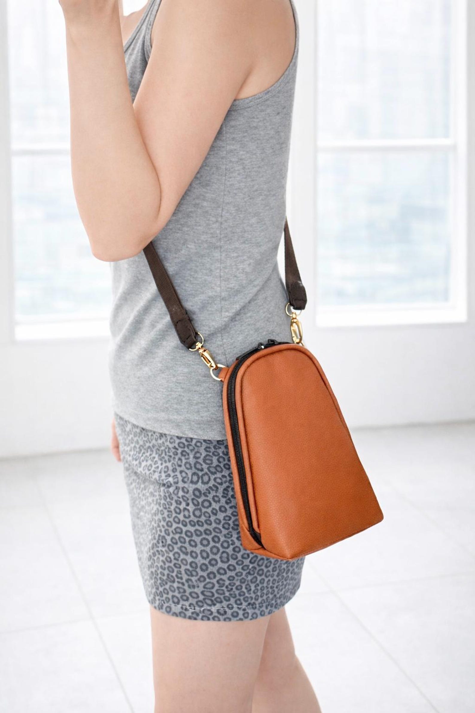 Slim Phone Crossbody Bag With Mini Pouch Sewing Pattern | Instant ...