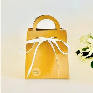 Shopping Bag Template, Shopping Bag SVG, Gift Box SVG, Favour Box SVG, Wedding Favor, Box Template, Silhouette Cut Files, Cricut Cut Files