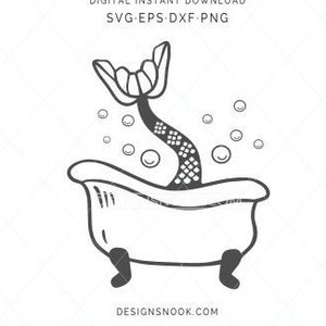 Download Beautiful Mermaid Svg Pregnant Mermaid Expecting Mommy Baby Etsy