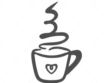 Download Hot Coffee Svg Etsy PSD Mockup Templates