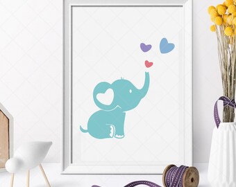 Download Baby Shower Elephant Svg Etsy