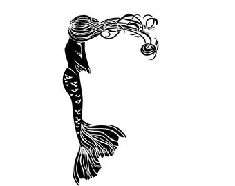 Free Free 302 Pregnant Mermaid Svg SVG PNG EPS DXF File