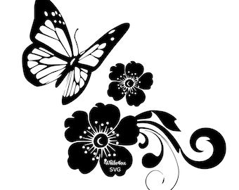 Free Free Butterfly Flower Svg Free 415 SVG PNG EPS DXF File