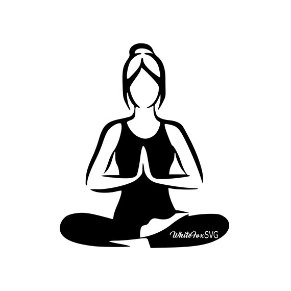 Download Yoga svg woman girl yoga activity health gym workout | Etsy