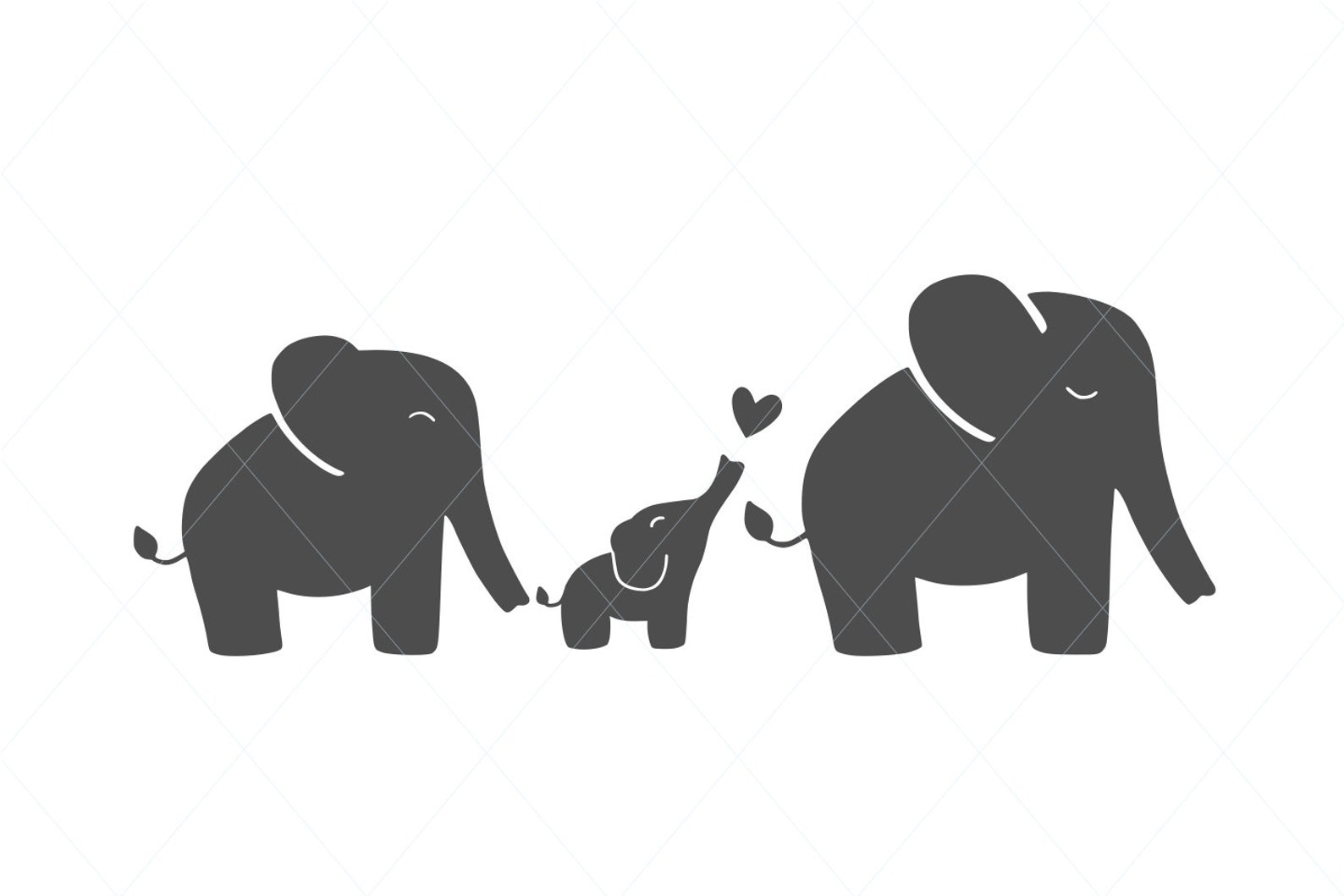 Cute Baby Elephant Family Elephant Svg Cute Family Baby - Etsy UK