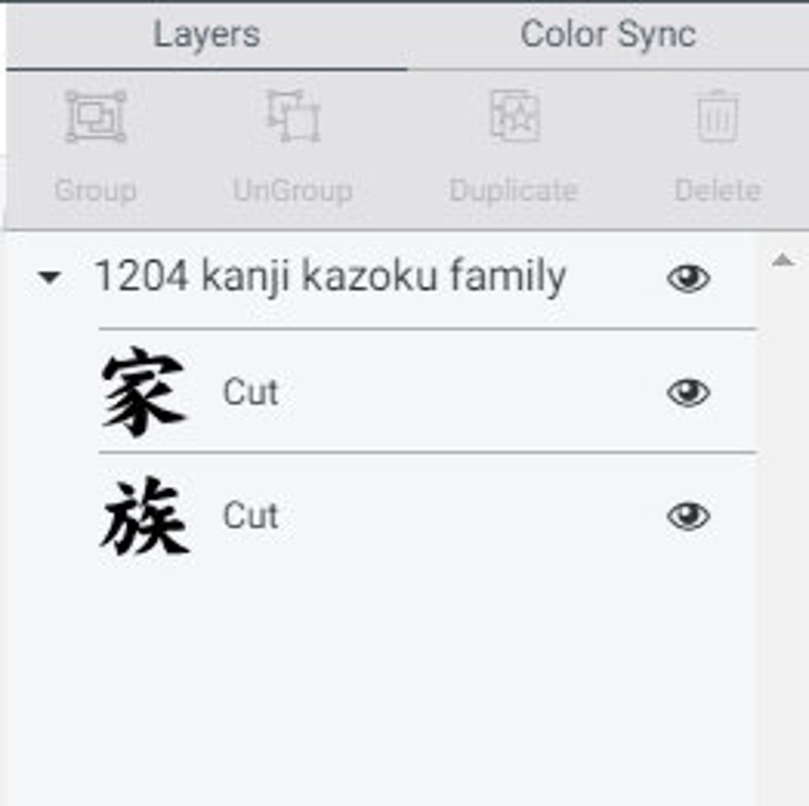 Download FAMILY svg kazoku svg love kanji Japanese character | Etsy