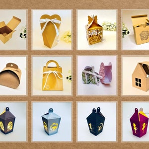 Cutable Box 71 SVG Bundle, 3D Box Templates 3D - Made Exclusively for Cricut ...