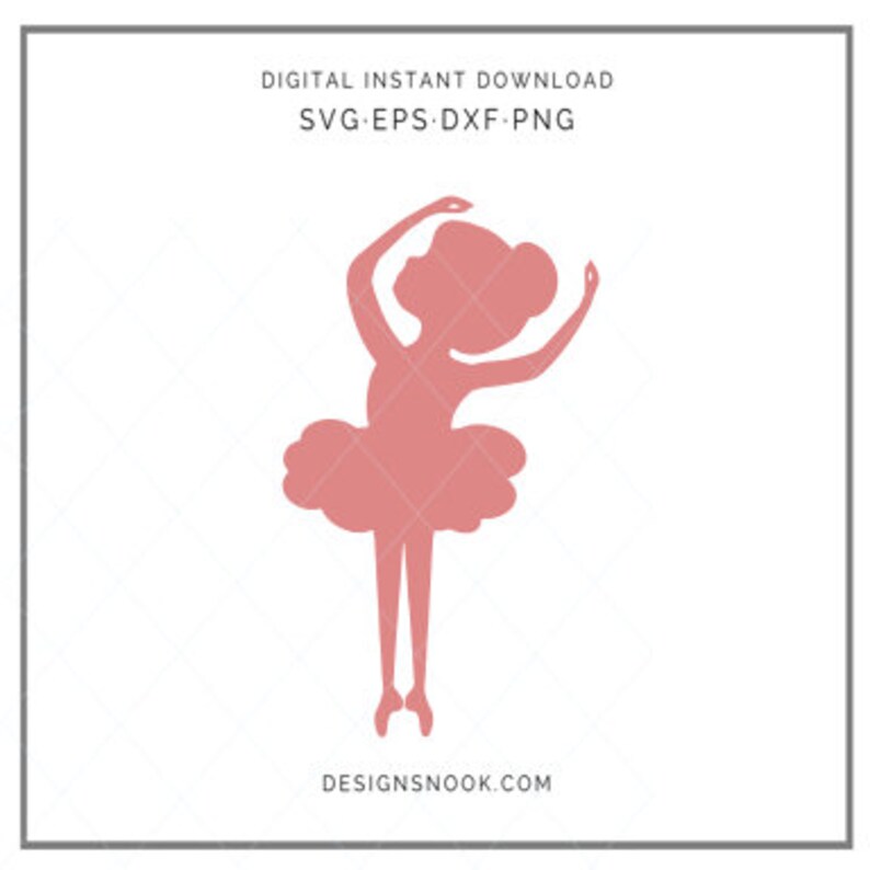 Ballerina Svg Little Ballerina Svg Ballerina Cut File Dance Etsy Canada