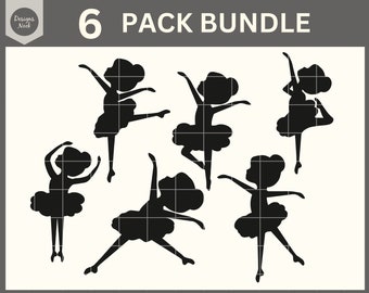 Ballerina svg, little ballerina svg, ballerina cut file, ballerina svg bundle, dancing little girl, ballerina decal clip art vector 1060-65