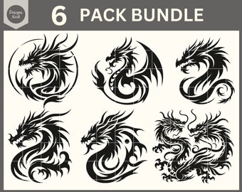 Dragon svg, dragon head svg, flying dragon svg, dragon clipart, dragon silhouette, dragon silhouette svg, dragon vectors, dragon svg bundle