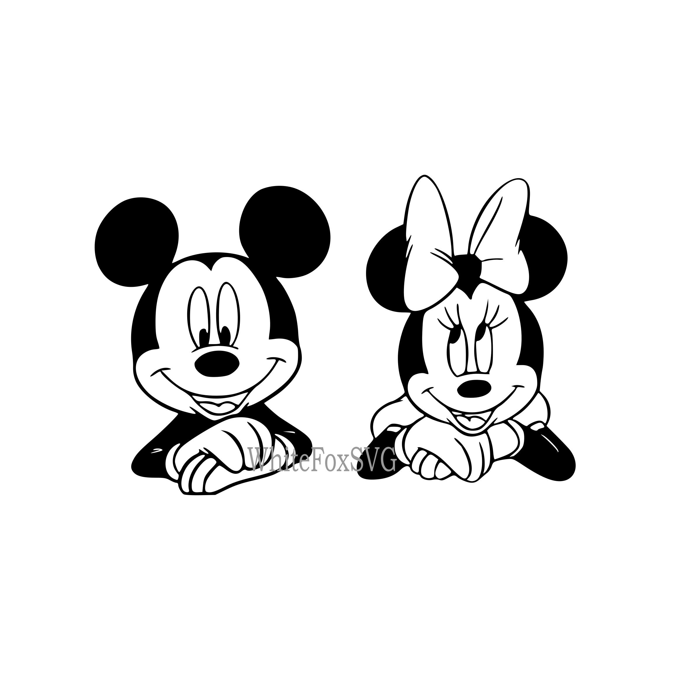 Download Mickey Mouse svg Minnie Mouse svg cute Disney characters ...