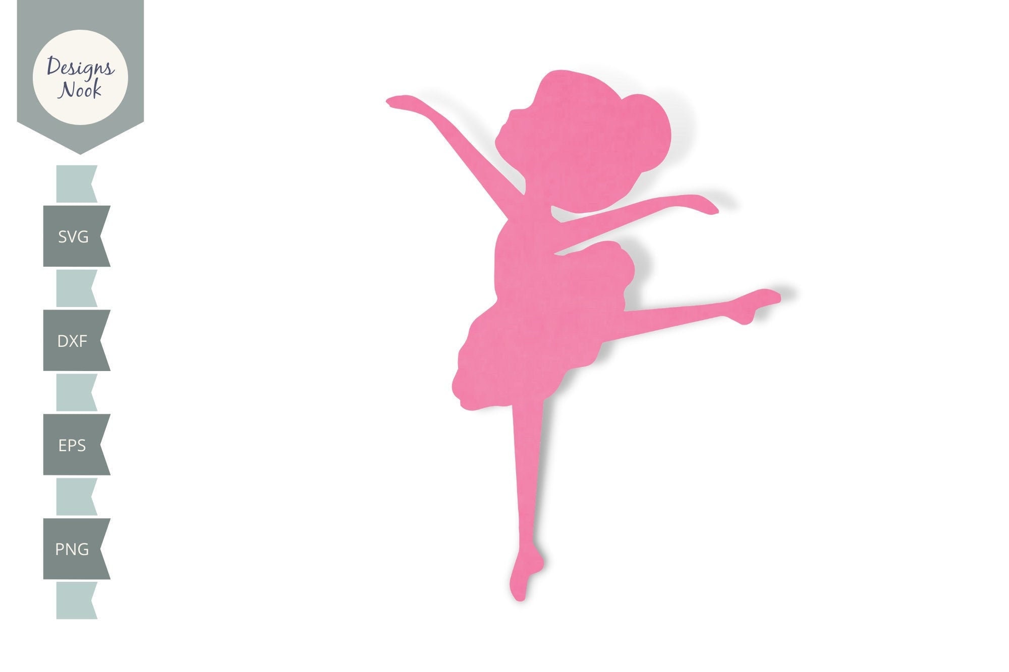 Little Girl Ballerina SVG