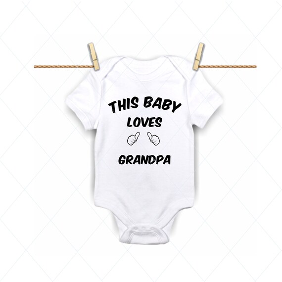 Download Baby Svg Onesie Svg Grandpa Newborn Onesie Baby Shower Etsy