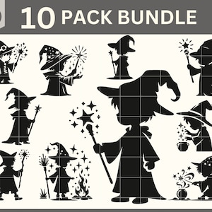 Wizard Svg, Wizard Boy Svg, Wizard Clipart, Wizard Decal Template, Wizard Silhouette, Halloween Svg, Magical Svg, Wizard Clipart, Wizard DXF