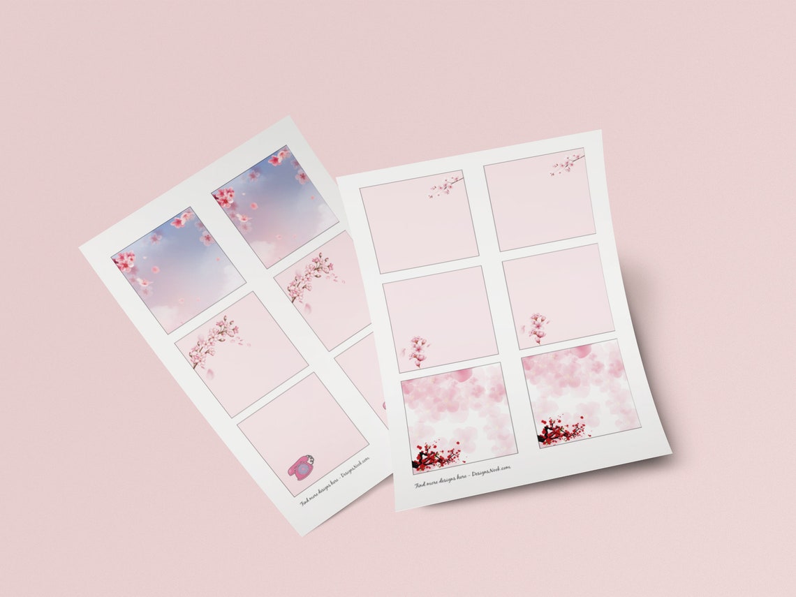 13 Cute Pink Designs Printable Notepads Cute pink note pad Etsy