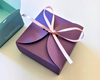 Semi circle flap box v1 - gift box, treat box, favor box, soap box, toy box, chocolate box, candy box SVG, DXF, PDF format, digital download