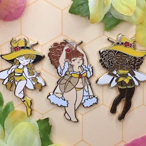 Bee Witch Babe hard enamel pin