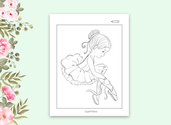 Disegni da colorare Sirena e Ballerina per bambini, Fogli stampabili con  attività e colorazione, Colora con i numeri, Labirinti -  Italia