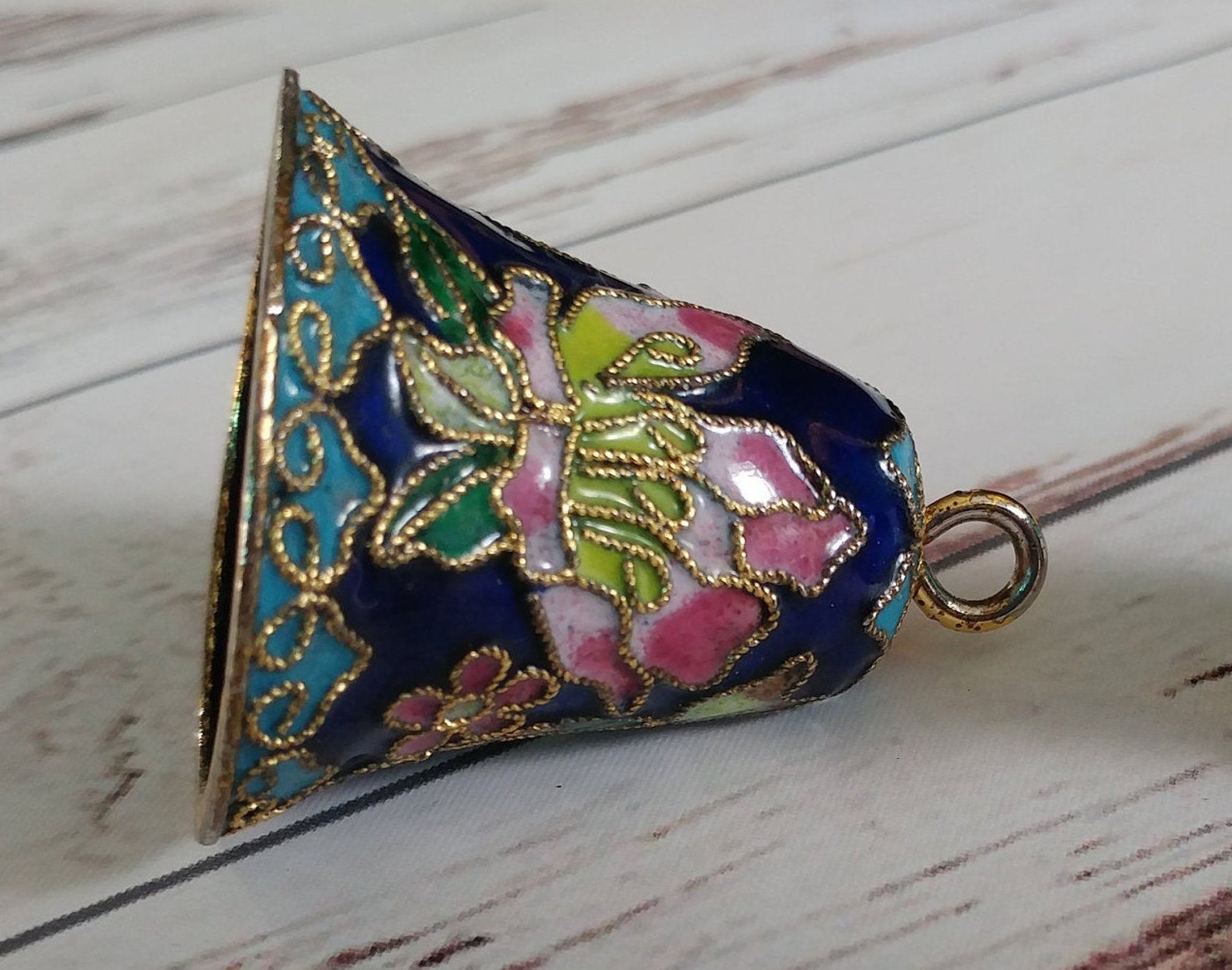 cloisonne bird bell cloisonne bird bell
