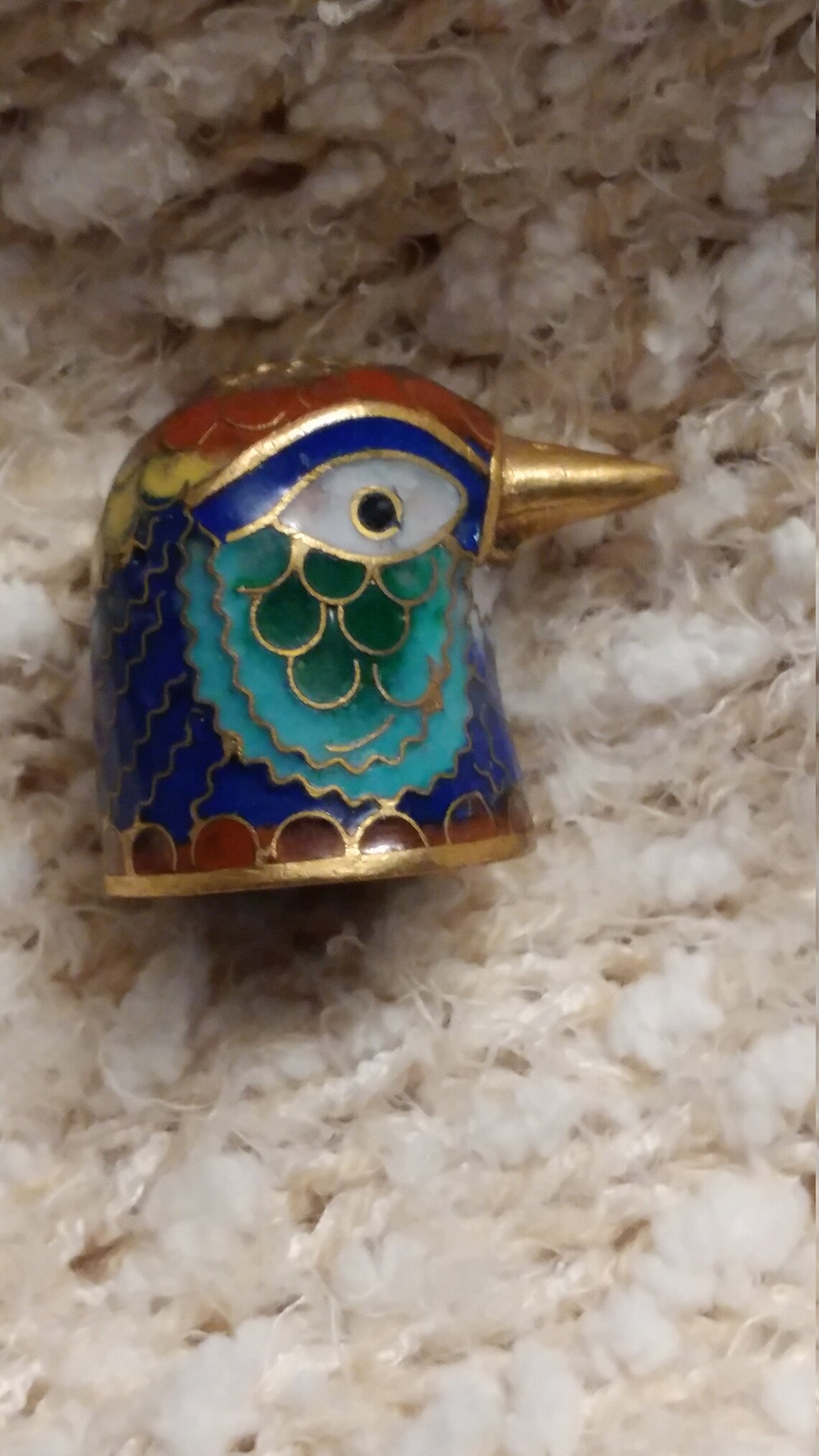 cloisonne bird bell cloisonne bird bell