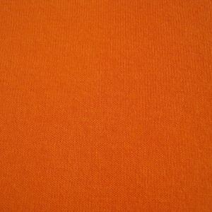 Organic 1x1 RIB KNIT | Neon Orange | GOTS Certified 100% Cotton Fabric | Australian Made | Ribbing Solid Stretch Cuff Bind Kids Baby Eco Bio