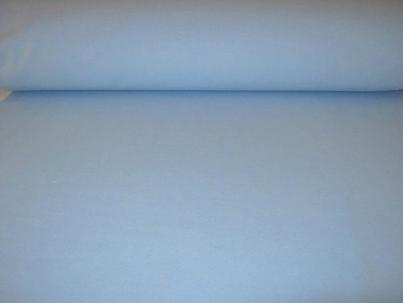 Organic 1x1 RIB KNIT | Sky Blue | GOTS Certified 100% Cotton Fabric | Made in Australia | Ribbing Ribbed Stretch Cuff Bind Kids Baby Bio Eco