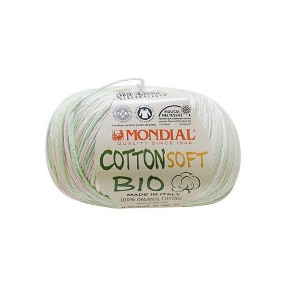 100 Cotton Beautiful Colours Ships from Canada Organic Cotton Yarn 50g