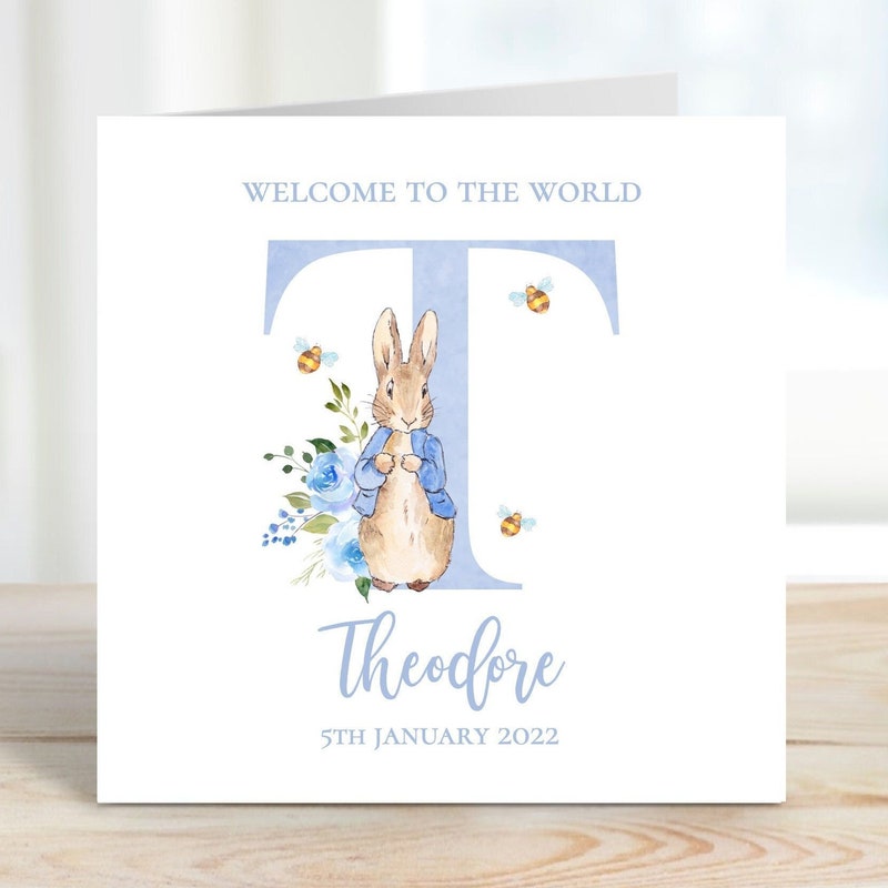 Peter Rabbit Card - Etsy UK