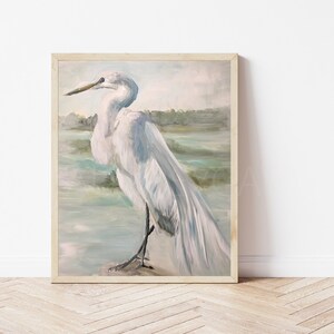 Snow Egret GicleeArt Print Plumage