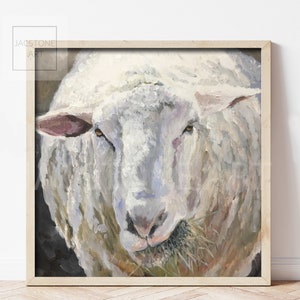 Sheep Fine Art Giclee Print &quot;Dunstan Downs&quot;
