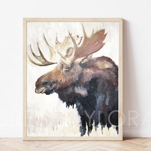 Moose Fine Art Giclee Print