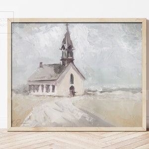 Church Print, Wall Art Religious Old Rock Church Print, Cranfills Gap Church St Olaf&#39;s Lutheran Church, Wedding Venue Art,  Wedding Church