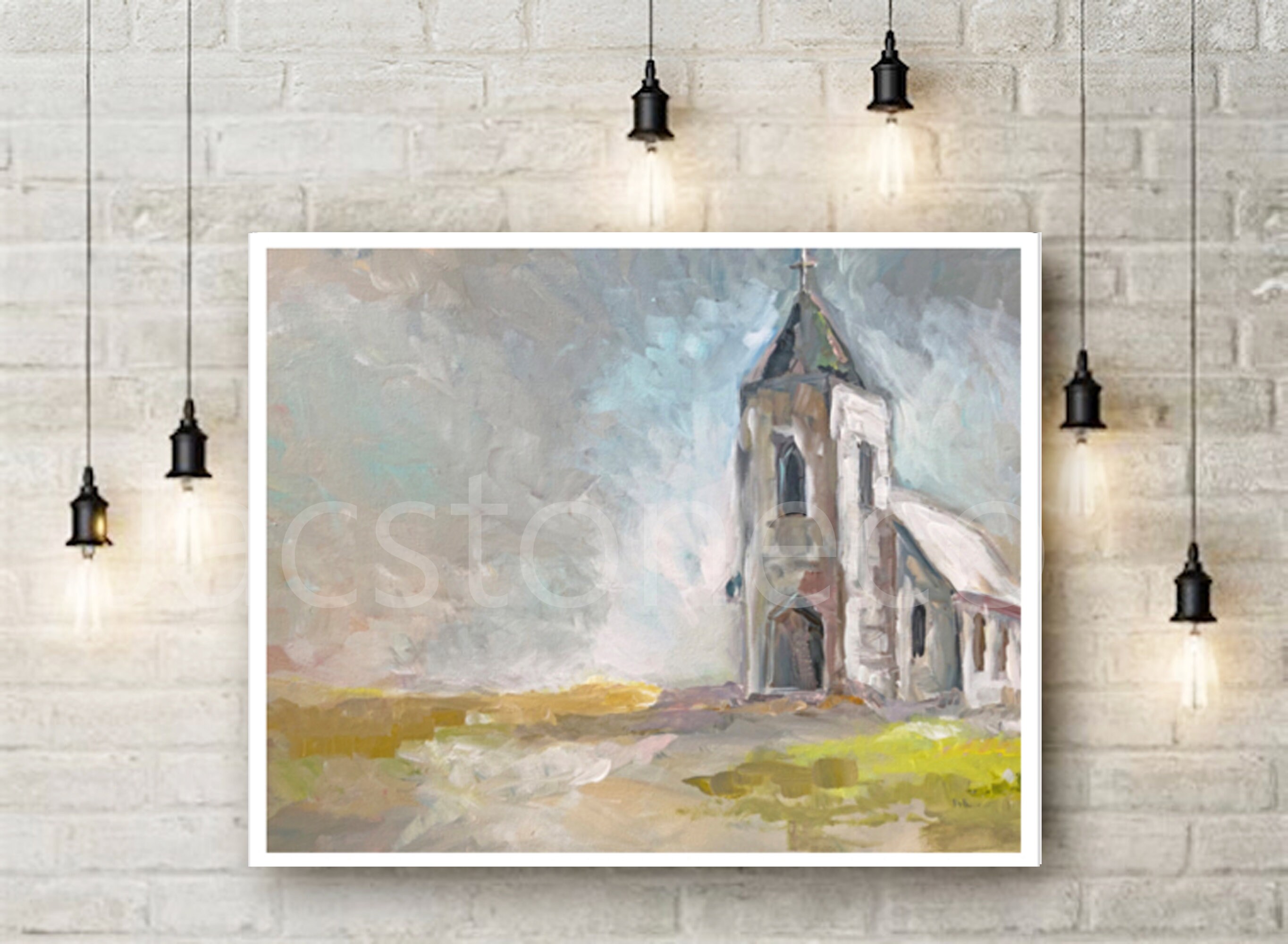 White Church Print Church Print Old Church Religious - Etsy