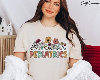 Pediatrics Shirt Pediatrics Floral T-shirt, Peds Nurse Tshirt PEDS T shirt, Peds Nurse Flower Tee, Pediatric Nurse Gift Peds Nurse T-shirt