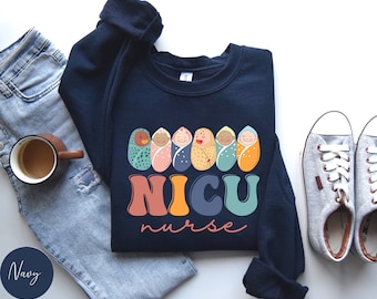 NICU Nurse Sweatshirt, NICU Nurse Swaddle Expert Sweater, NICU Nurse Gift, Nurse Appreciation Gift, Neonatal Intensive Care Unit, Nicu Shirt