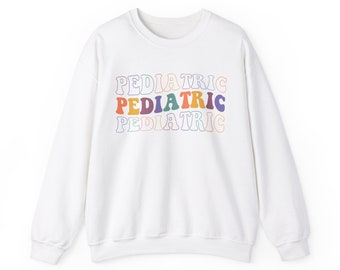 Pediatric Nurse Sweatshirt, PICU Pediatric Nurse Shirt,Pediatric Nurse Gift, Peds Nurse Crewneck,Cute PEDS Nurse Sweater, Nurse Appreciation