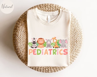 Camicia pediatrica Maglietta animali pediatrici, maglietta da infermiera Peds Maglietta PEDS, maglietta da infermiera Peds, regalo per infermiera pediatrica Camicia da infermiera Peds