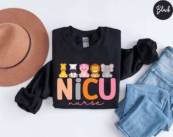 NICU Nurse Sweatshirt, NICU Nurse Shirt, NICU Nurse Gift, Nurse Appreciation Gift, Neonatal Intensive Care Unit, Nicu Nurse Crewneck,Sweater