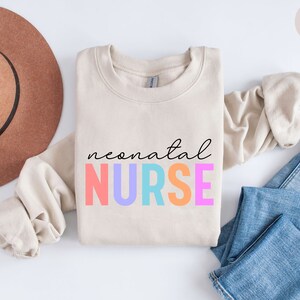 NICU verpleegster Sweatshirt, neonatale verpleegster trui, NICU verpleegkundige gift, verpleegkundige waardering geschenk, neonatale intensive care unit, Nicu verpleegkundige Crewneck