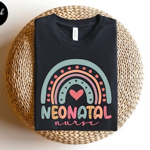 NICU Nurse Rainbow Shirt, Neonatal Nurse T-Shirt, NICU Nurse Shirt, Neonatal Intensive Care Unit Tshirt, Nicu Nurse Rainbow Tee, Nicu Gifts