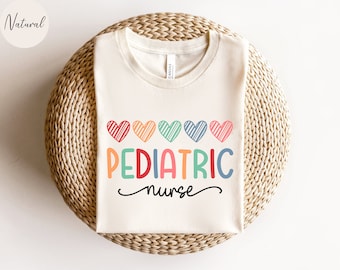 Pediatric Nurse Shirt, PICU Kinderpflegerin Tshirt, Kinderpflegerin Geschenk, Peds Nurse T-Shirt, Süßes PEDS Nurse T-Shirt, Krankenschwester Wertschätzung Geschenk