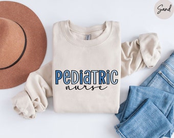 PICU Nurse Sweatshirt PICU Nurse Shirt Kinder Krankenschwester Pullover, Pädiatrische PEDS Nursing Crewneck, Pädiatrische Intensivstation Pullover