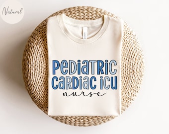 Pediatric Cardiac Nurse Shirt, Pediatric Cardiology Nurse Shirt, PEDS CVICU Nurse Gift, Pediatric Cardiac Icu Nurse Gift, PCICU Shirt