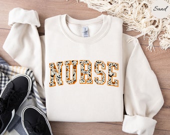Halloween Nurse Sweatshirt, Spooky Nurse Sweatshirts, Fall Nurse Sweaters, Halloween Nursing Sweater, Halloween Shirts, Halloween Sweatshirt
